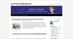 Desktop Screenshot of lawpractice-management.com